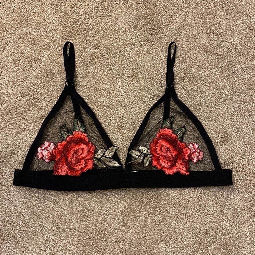 Rose Bralette Lingerie